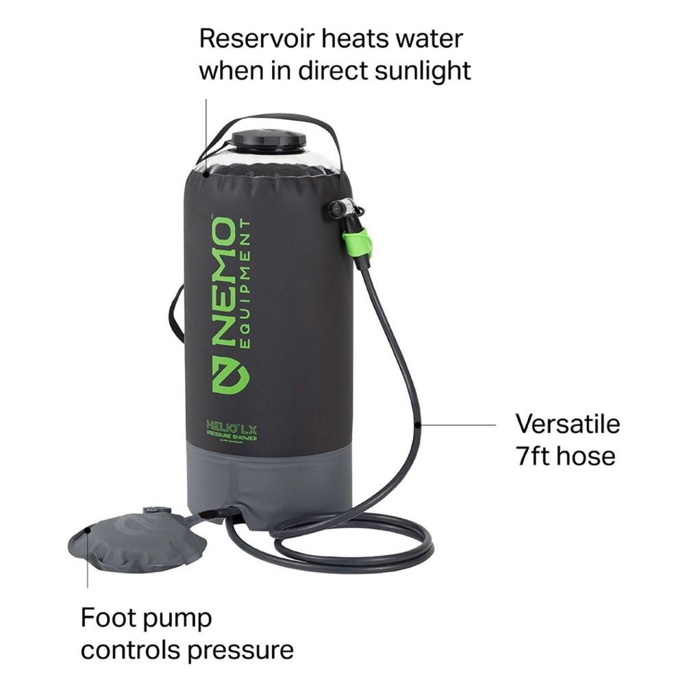 NEMO Equipment Helio LX Pressure Shower